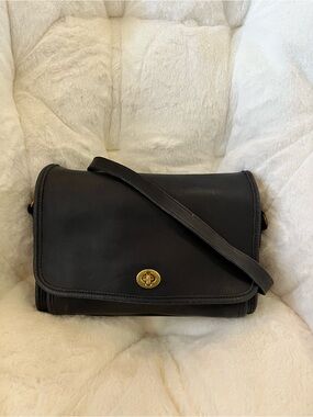 Coach vintage Rambler leather flap shoulder bag
